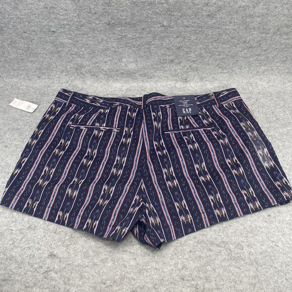 NWT Gap City Shorts Stretch Mid Rise 3" Seam Women's Size 18 Aztec Geometric - Picture 5 of 5